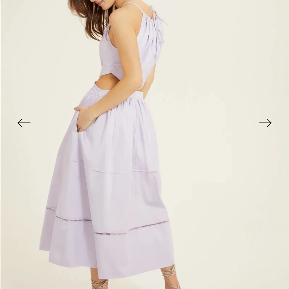 Something Navy cut out midi dress - Picture 3 of 4